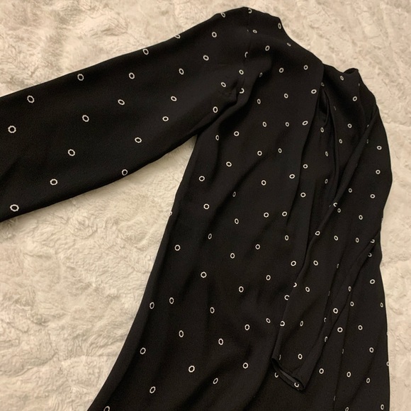 h&m black patterned dress - Picture 5 of 5